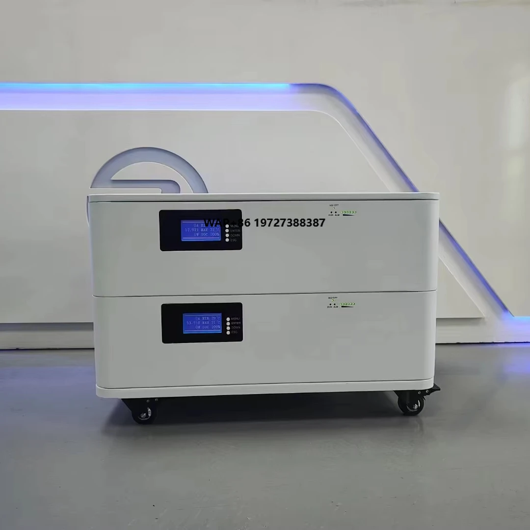 24V/48V Stacked Lithium Ion Battery - LiFePO4 Solar Storage with 100Ah/200Ah, 5Kw/10Kw, High Safety No Fire Risk