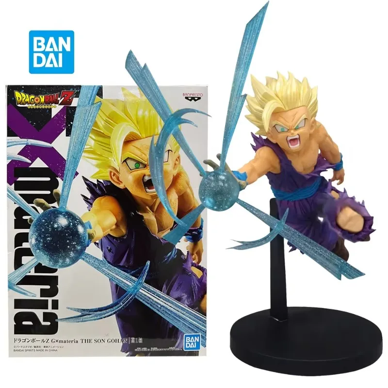 Bandai-Dragon Ball Z Anime Action Figure, Son Gohan, Super Saisuperb 2, Nirvana, Kamepai Qigong, Modèle PVC, Collections Jouets Cadeau, En Stock