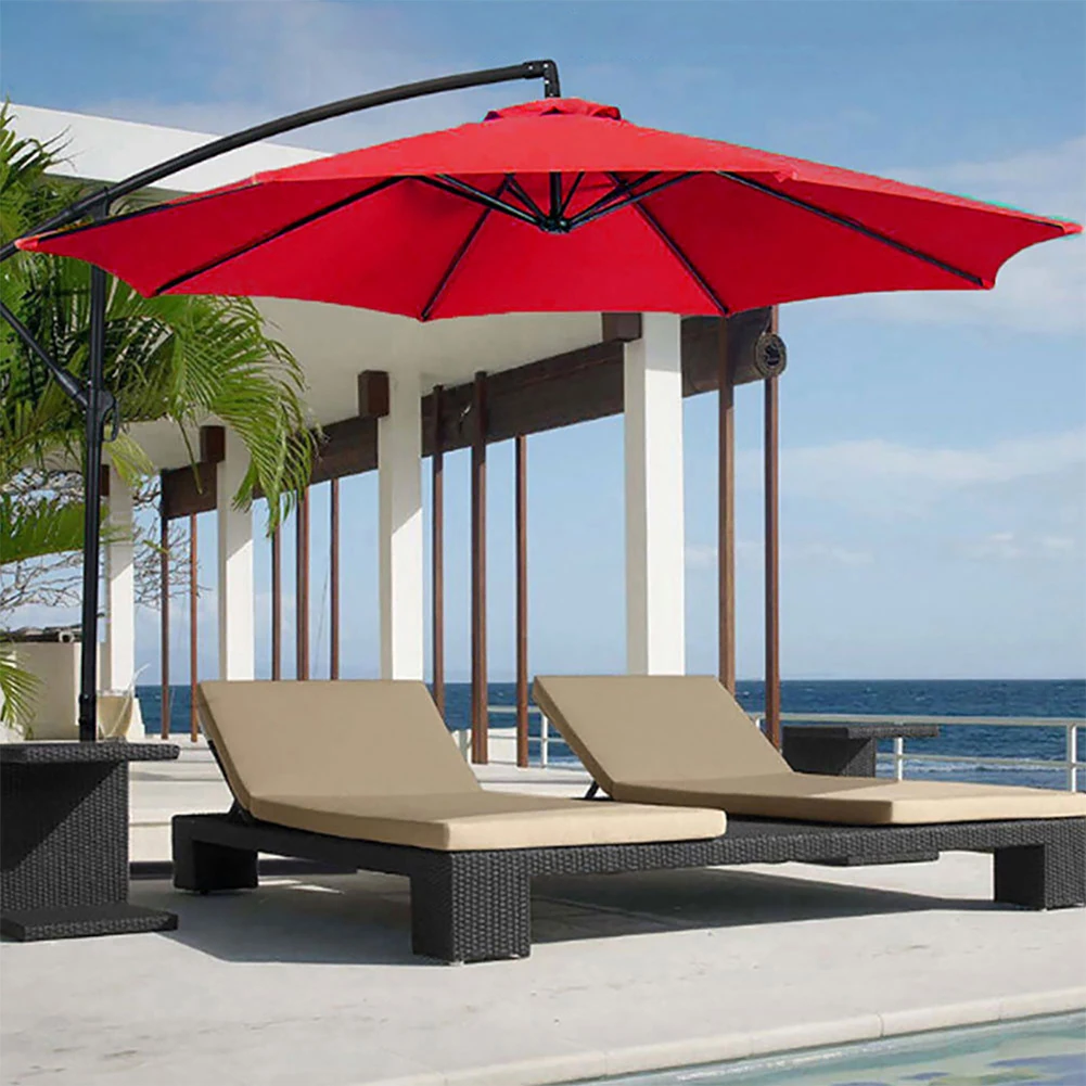 Picture 5: 2m Outdoor Table Umbrella Canopy Table Market Yard Umbrella Replacement Top Cover Yard Table Umbrella Top Cover for 6 Ribs