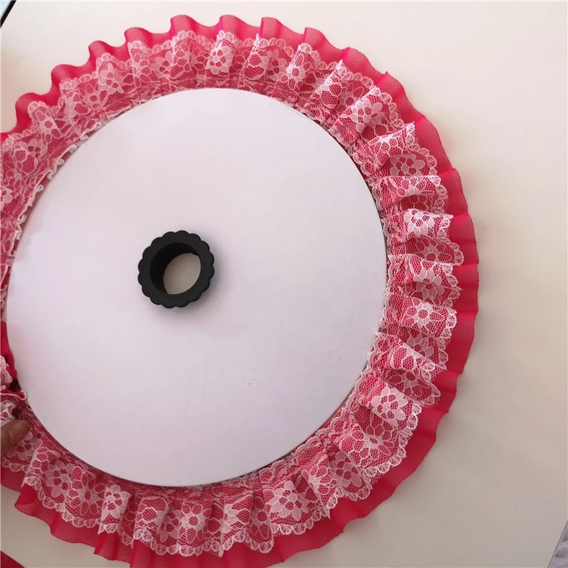 10 Meter/Lot Faltenbündchen-Spitze DIY Spitzenzubehör für Kleidung und Röcke RS24565 – Detail 14