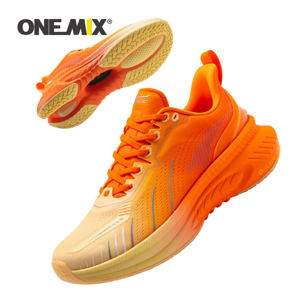 

ONEMIX New Top Cushioning Running Shoes for Man Athletic Training Sport Shoes Outdoor Non-slip Wear-resistant Sneakers for Men