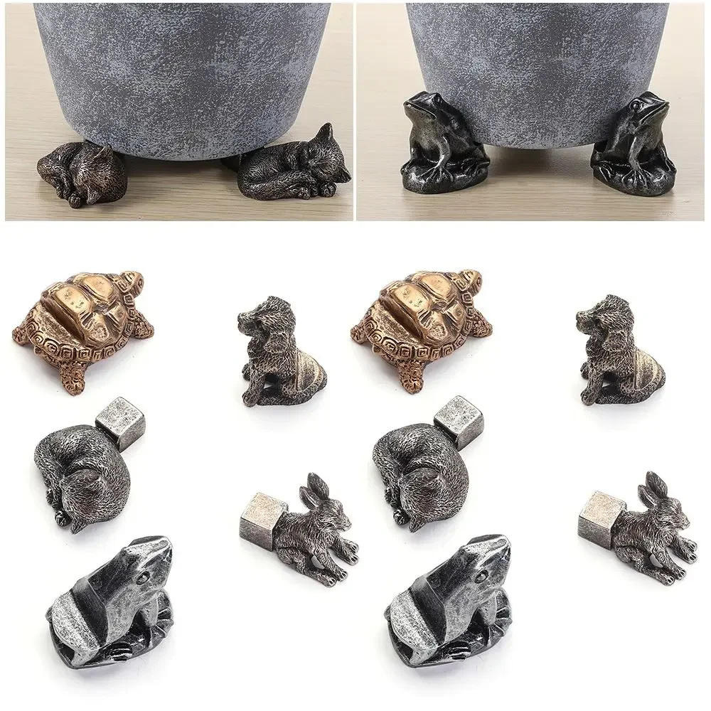 3Pcs Outdoor Resin Animal Plant Pot Foot Flower Pot Support Bonsai Stand Plant Stand