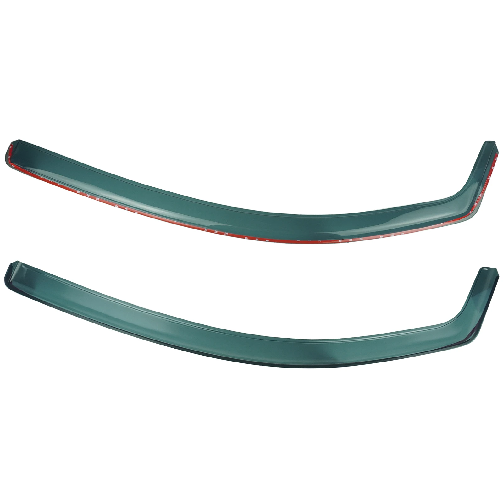 2pcs Tint Front Window Wind Rain Sun Guard Deflectors Protector For Fiat 500 Abarth MK1 3 Door Hatchback 2007-2019