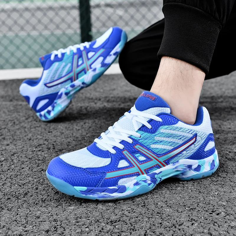 Hot Sale Women Men Kids Badminton Shoes Table Tennis Volleyball Sneakers Training Tennis Sports Handball Athletics Non Slip31-45