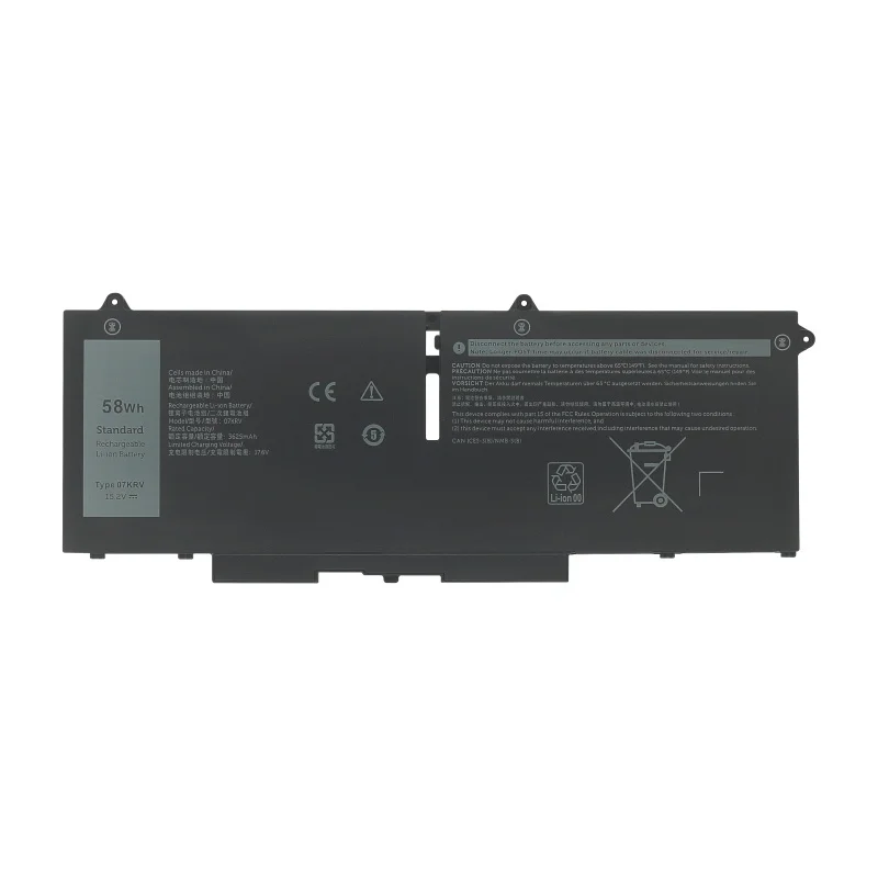 07KRV Laptop Battery For DELL Latitude 5430 5530 5330 7530 7430 7330 Precision P104F005 P104F006 078FWY 4FVJG