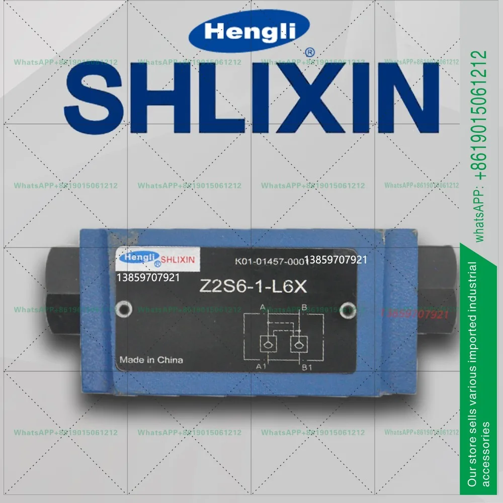 Hengli Shanghai Lixin Z2S10-1-L3X/V Z2S10A2-L3X Válvula de retención de control hidráulico apilada Z2S10B1