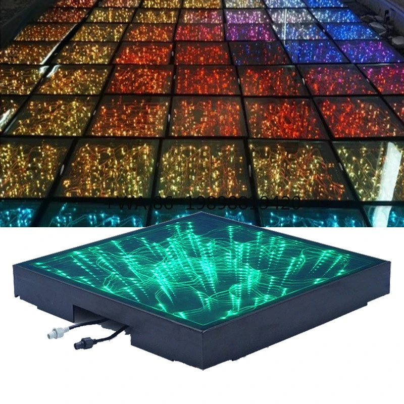 LED Interactive Dance Floor with Video Display DJ Lighting & Speakers 500kg Load-Bearing  Rated