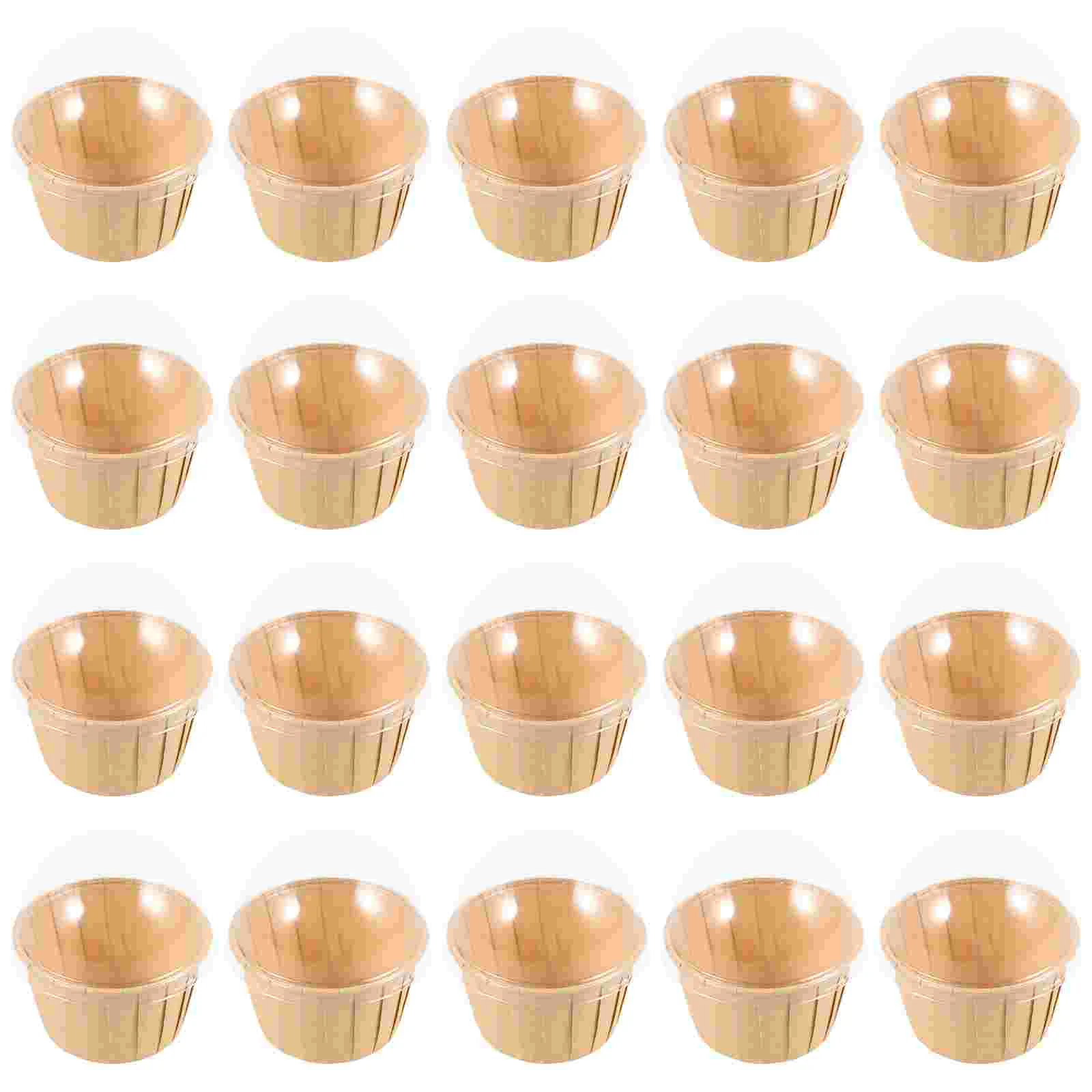 

50 Pcs Paper Cup Cake Box Cupcake Liner Wrapping Cups Holder Muffin Cheese with Lid Liners Large