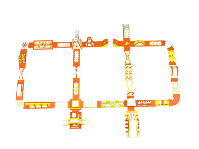 Sprzedam dmuchany park wodny na jezioro do zabawy w wodzie