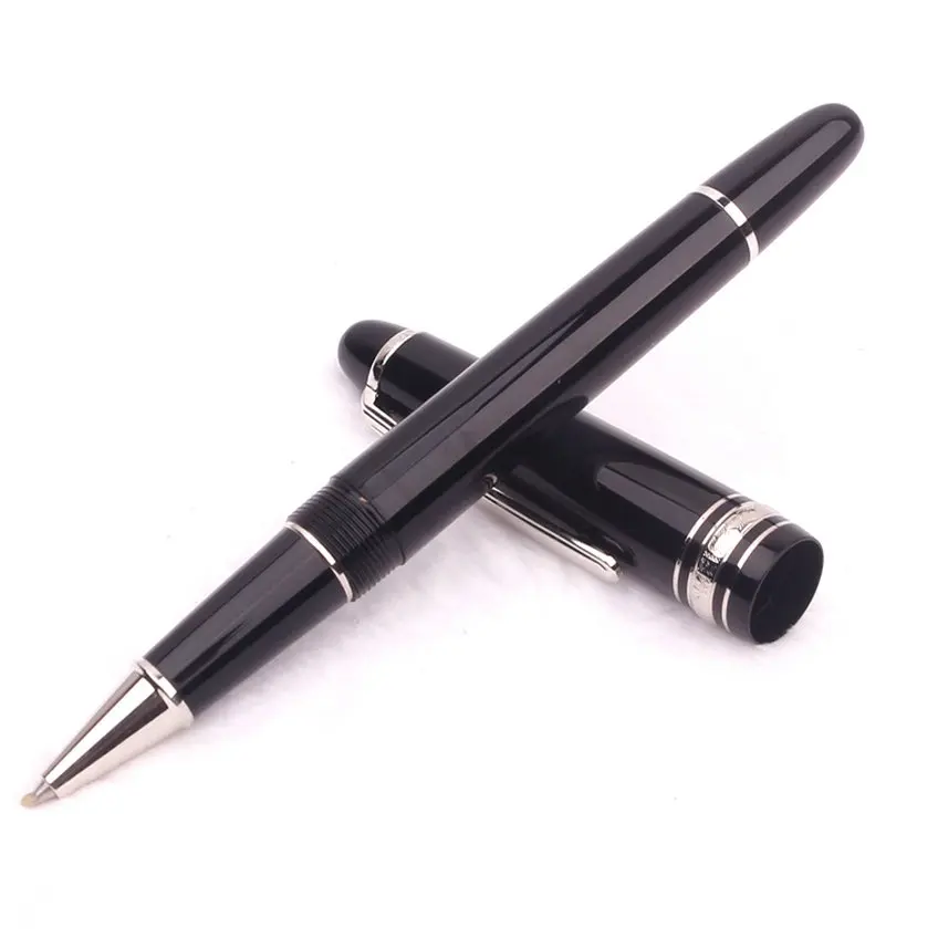 Luxury 163 / 145 / 149 MB Ballpoint Rollerball Pen Gel Signature Black Name Best Fountain Pen Silver Gold Clip Office Supplies