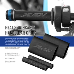 Handlebar Grips For Honda ADV 160 150 350 Forza 350 750 NSS 350 PCX 125 150 160 X-ADV 750 Heat Shrinkable Clutch Brake Lever