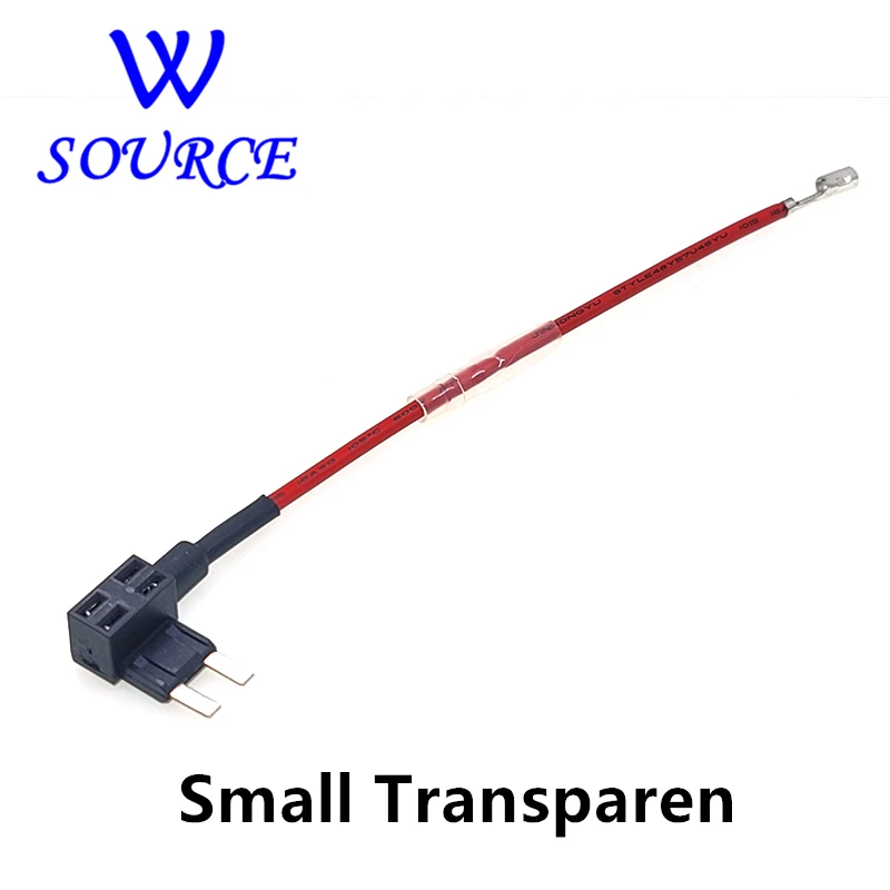 Auto Mini Zekering Box Circuit Adapter Atm Blade Zekering Voor Auto Van Motorfiets Rv Boot Tractor Tap Adapter Transparante Terminal