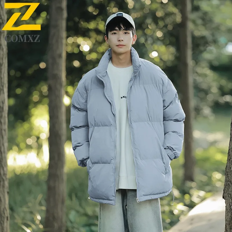 

COMXZ Outdoor Skiing Filled Jacket 2025 Men Premium Thickened Warm Parka Casual Street Style Lightweight Winter Clothing