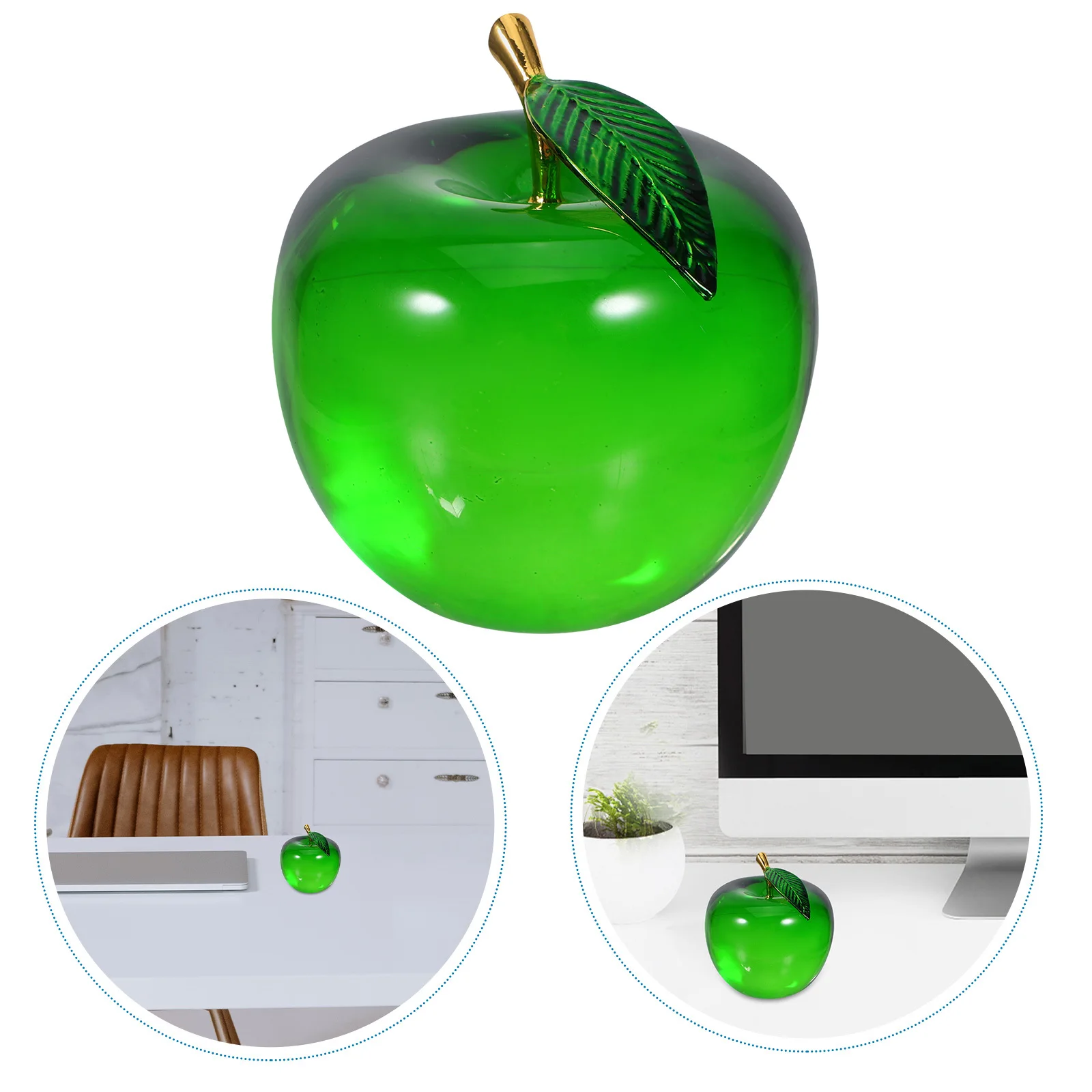 

Crystal Fruit Decor Lifelike Design Clear Glossy Finish No Maintenance Required Elegant Sophistication Dining Room Living Room