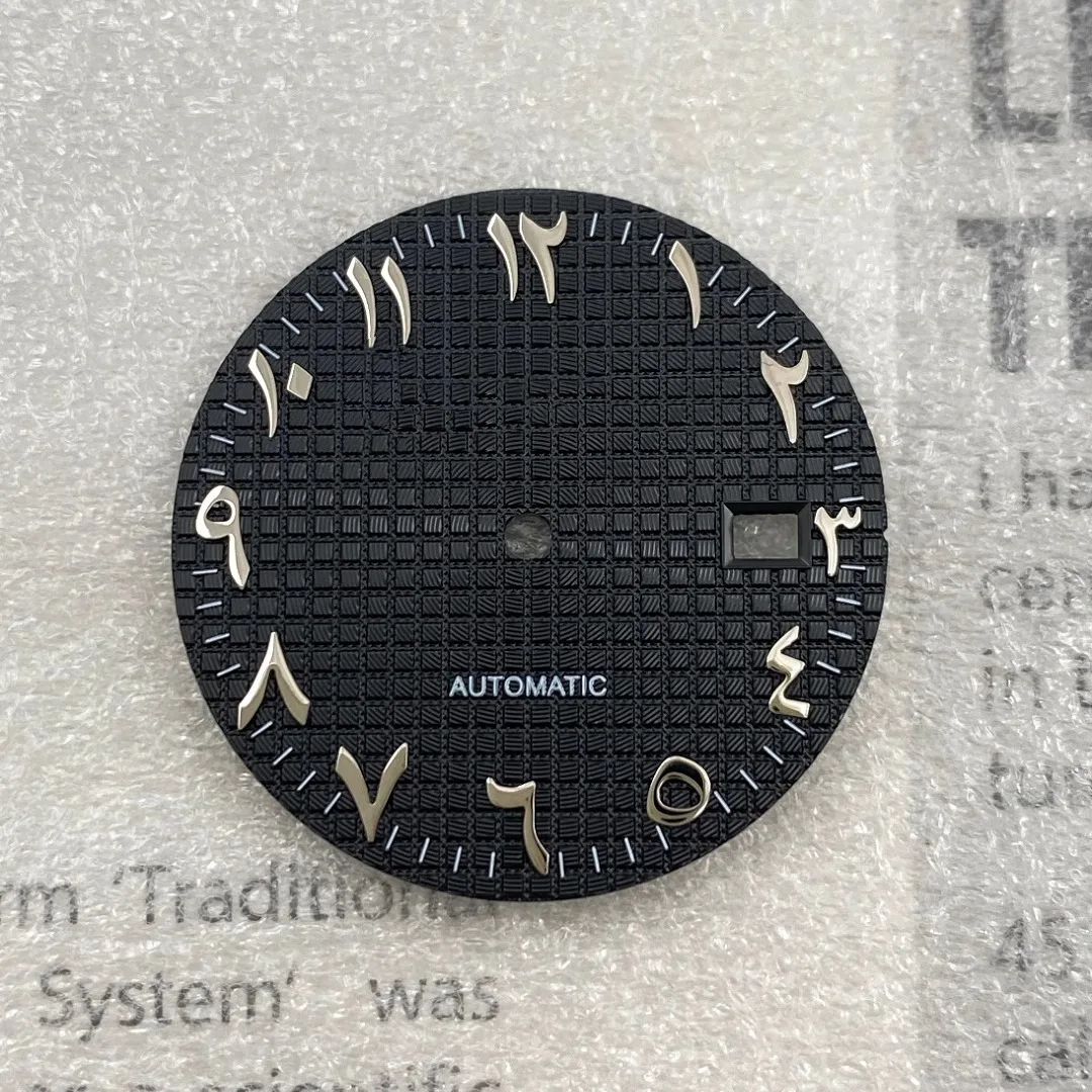 NH35 dial 31.8mm literal Arabic modified farmhouse oak dial without night light watch accessories dial