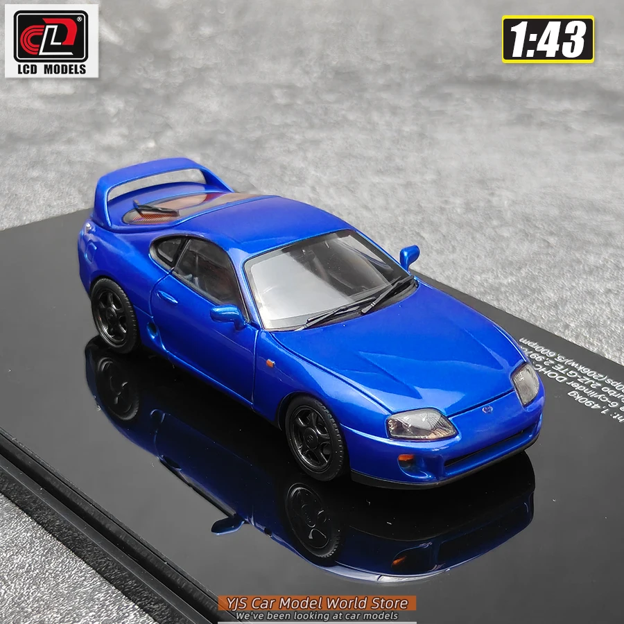 LCD 1/43 Toyota Supra A80 Sports car model Metal car model Static