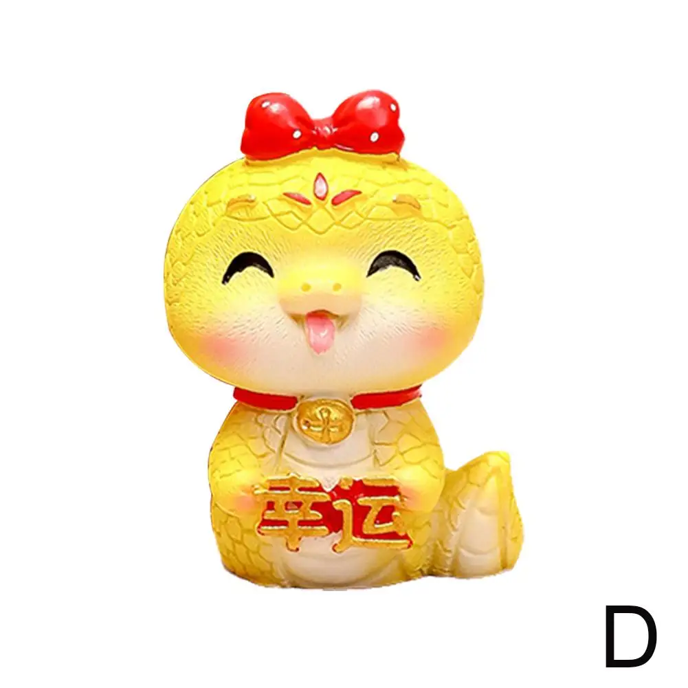Chinese Spring Festival Miniature Ornament Snake Figurines New Snake Home Tabletop Year Decor Adorable Decoration Ornament W8b3 image 5