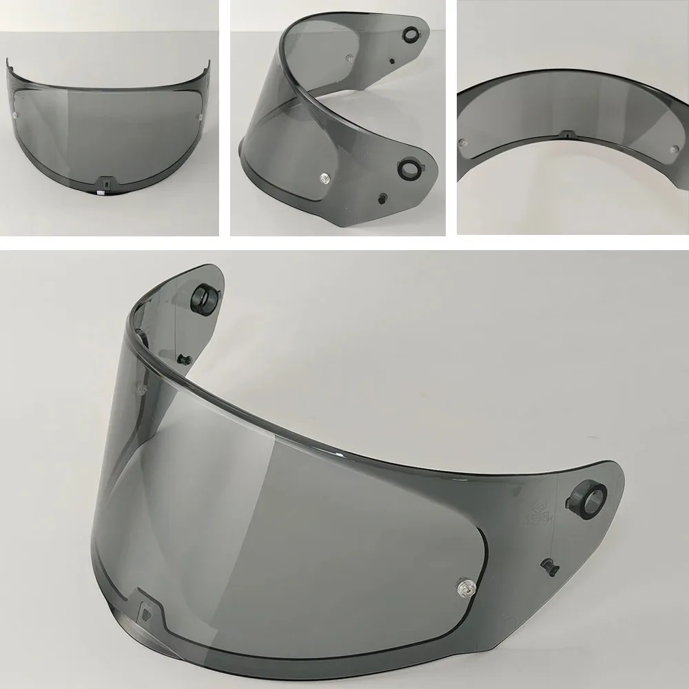 Motorcycle Helmet Visors Replacement Extra Lens Black Iridium Silver for FF320 Stream FF353 Rapid FF328 FF800 Shield Pin
