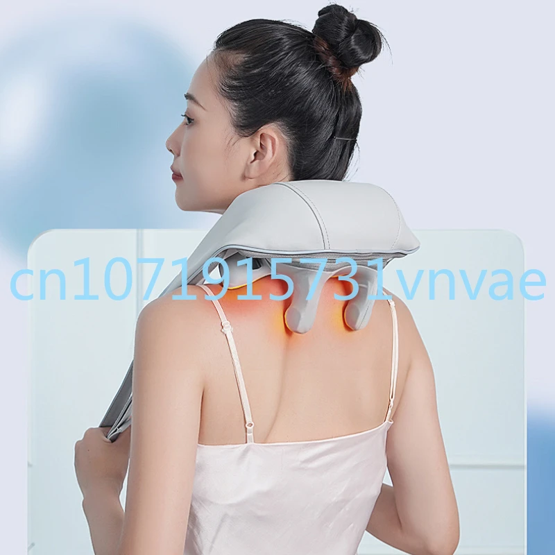

Shoulder and Neck Kneading Massage Instrument Neck Massager Household Trapezoid Muscle Dredging Massager Neck Back Waist Leg