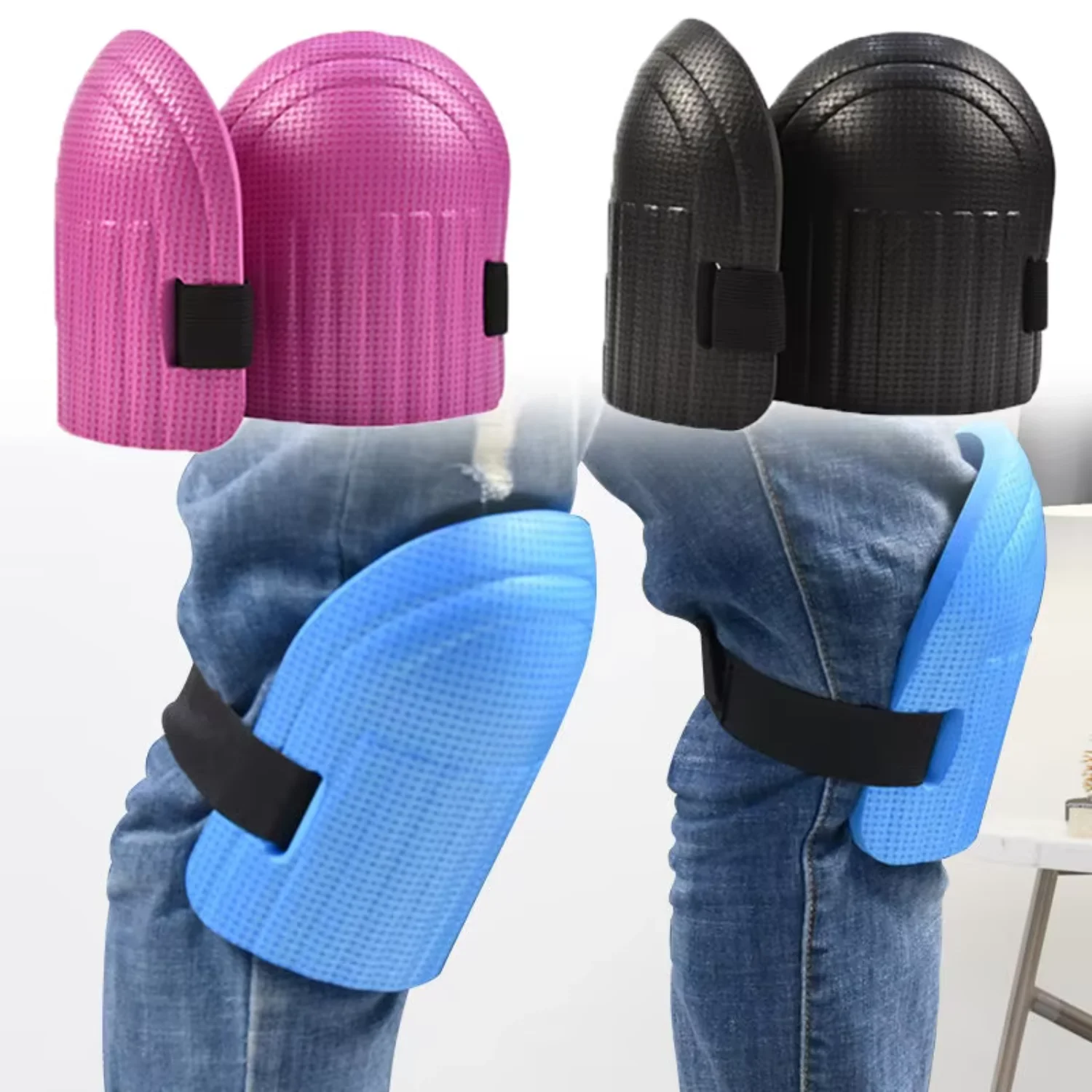 Rodillera de espuma suave para trabajadores de barro y azulejos, pasta para rodilla, suelo, ladrillo, cemento, herramientas de trabajo Manual para jardín, rodillera protectora para trabajo deportivo y humedad