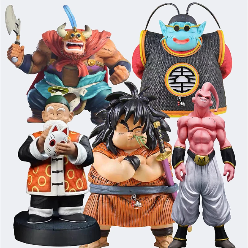 

Anime Dragon Ball Figurine GK Red Ribbon Army General Blue Commander Red Action Figure PVC Collection Model Room Decoration Gift