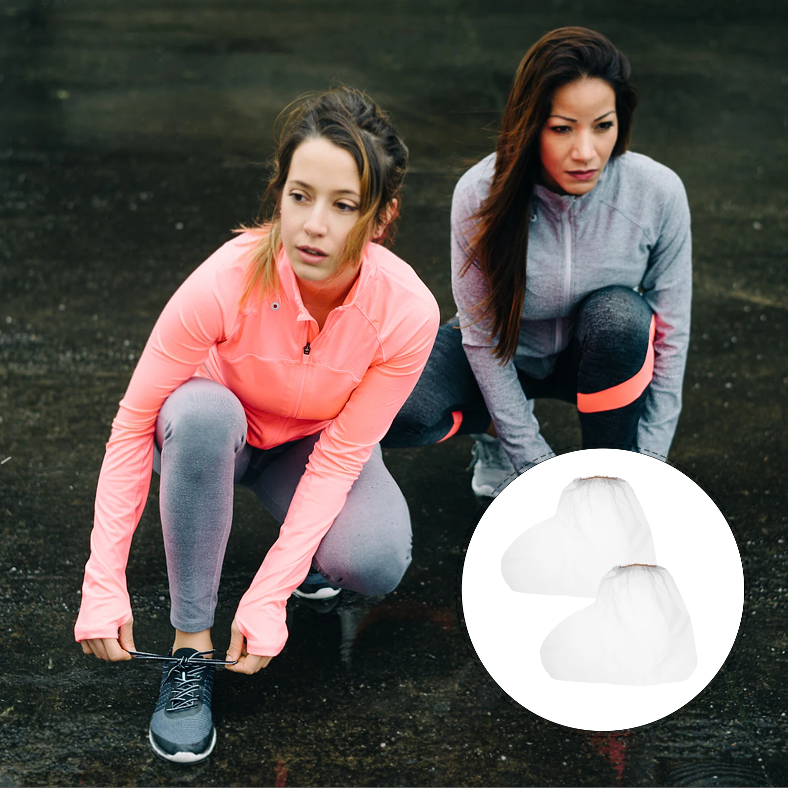 

10Pairs Waterproof Shoe Covers Rain Protector Non Slip Overshoes Plastic Boot Covers for Travel Outdoor Use Rainy Shoe Cover