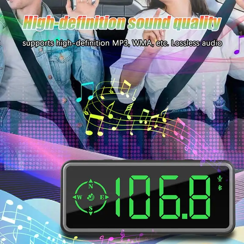 

Digital Speedometer For Car HUD GPS Speedometer MPH Speed Meter Wireless Overspeed Alarm LCD Head Up Display For Driving & Car