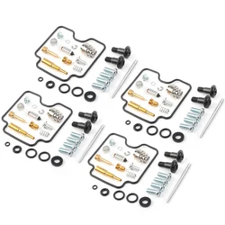 4 X Carburetor Carb Rebuild Repair Kits Compatible with Suzuki Katana 600 GSX600F 1998 1999 2000 2001 2002 2003 2004 2005 2006