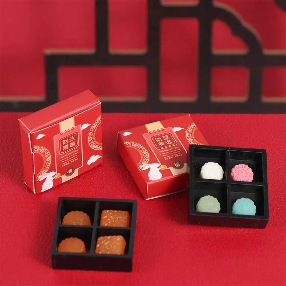 ドールハウス ミニチュア シミュレーション 月餅 食品シミュレーション 月餅 樹脂 中秋月餅 1/12 ドールハウス 中秋