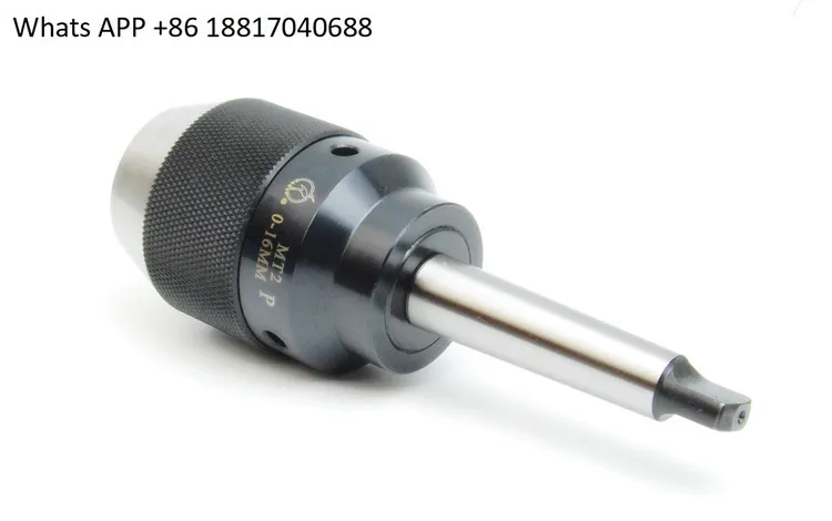 Integrated self-tightening drill chuck Mohs shank MT2-APU8/13/16 integral quenched T-screw