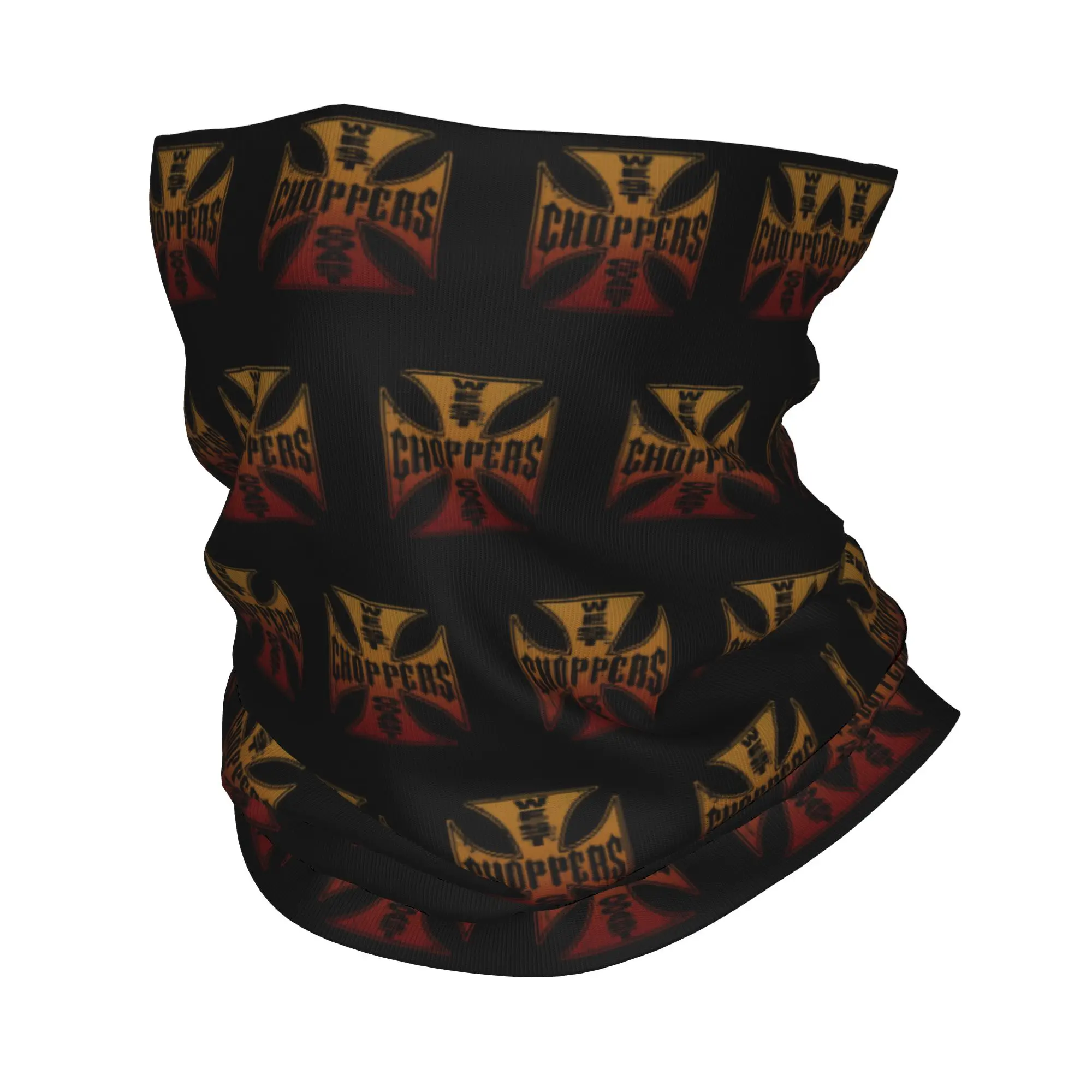 West Coast Chopper Iron Cross Winter Headband Neck Warmer Men Women Ski Running Tube Scarf  Face Bandana Gaiter