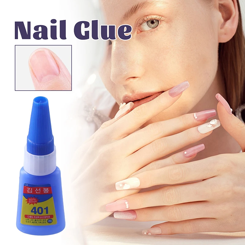 12g Super Strong Glue For Fake Nails Decoration Rhinestone False Tips Press On Nails Fast Dry Glue Gel Manicure Tools