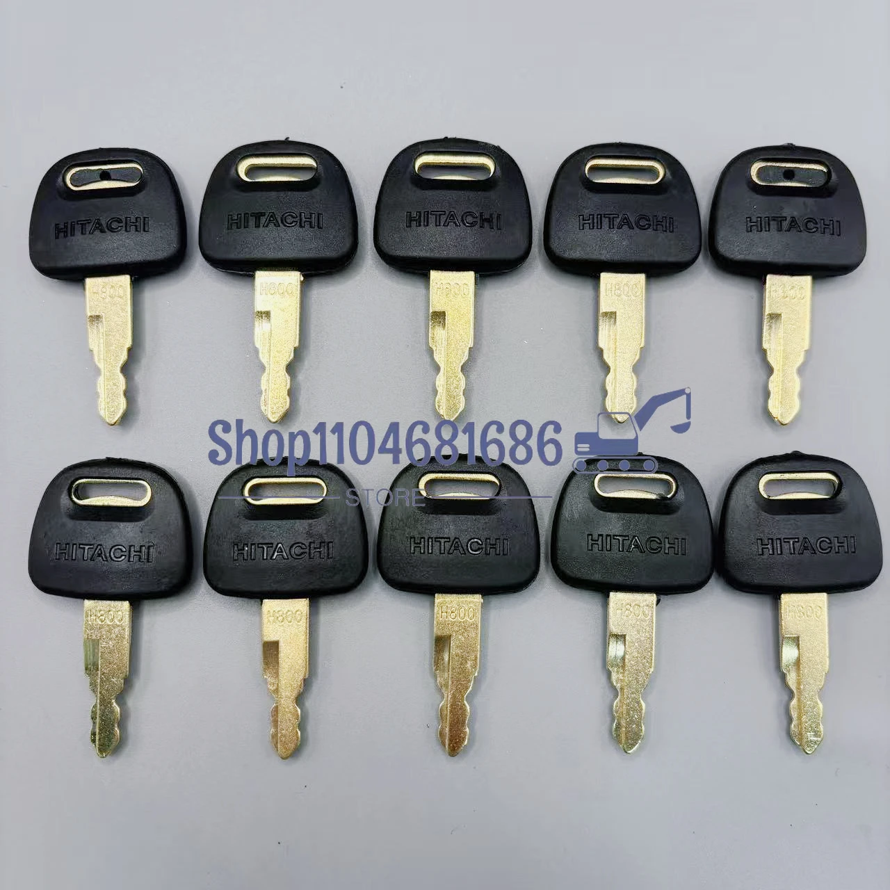 

2/5/10 шт. H800 ключ зажигания тяжелого оборудования для Hitachi John Deere Case Dozer New Holland Zaxis Экскаватор ZAX EX60 EX70 EX120