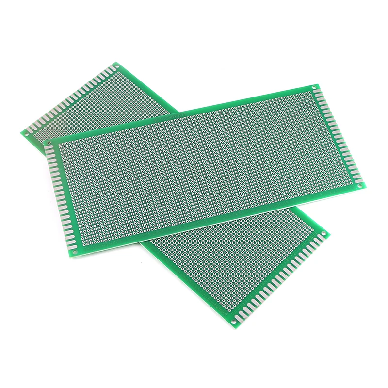 Double Side Prototype PCB Breadboard, Placa de Circuito Impresso Universal para Arduino, Fibra de Vidro, 10PCs, 10PCs