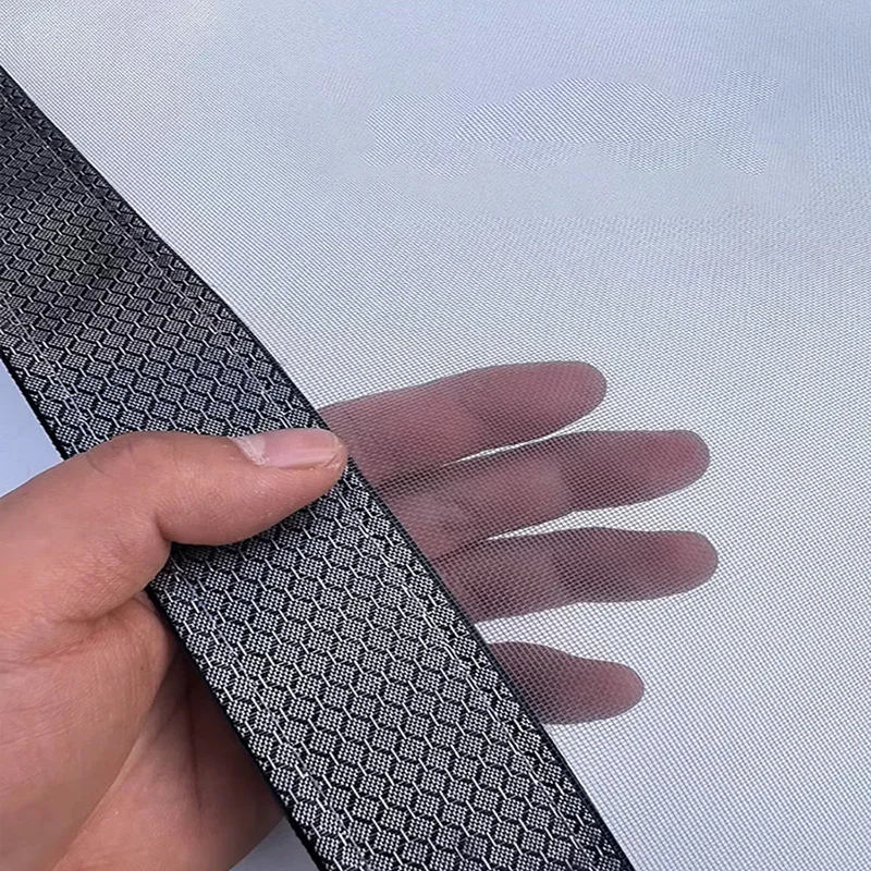 Black magnetic door screen mosquito net curtains fly proof automatic closure invisible net kitchen indoor living room