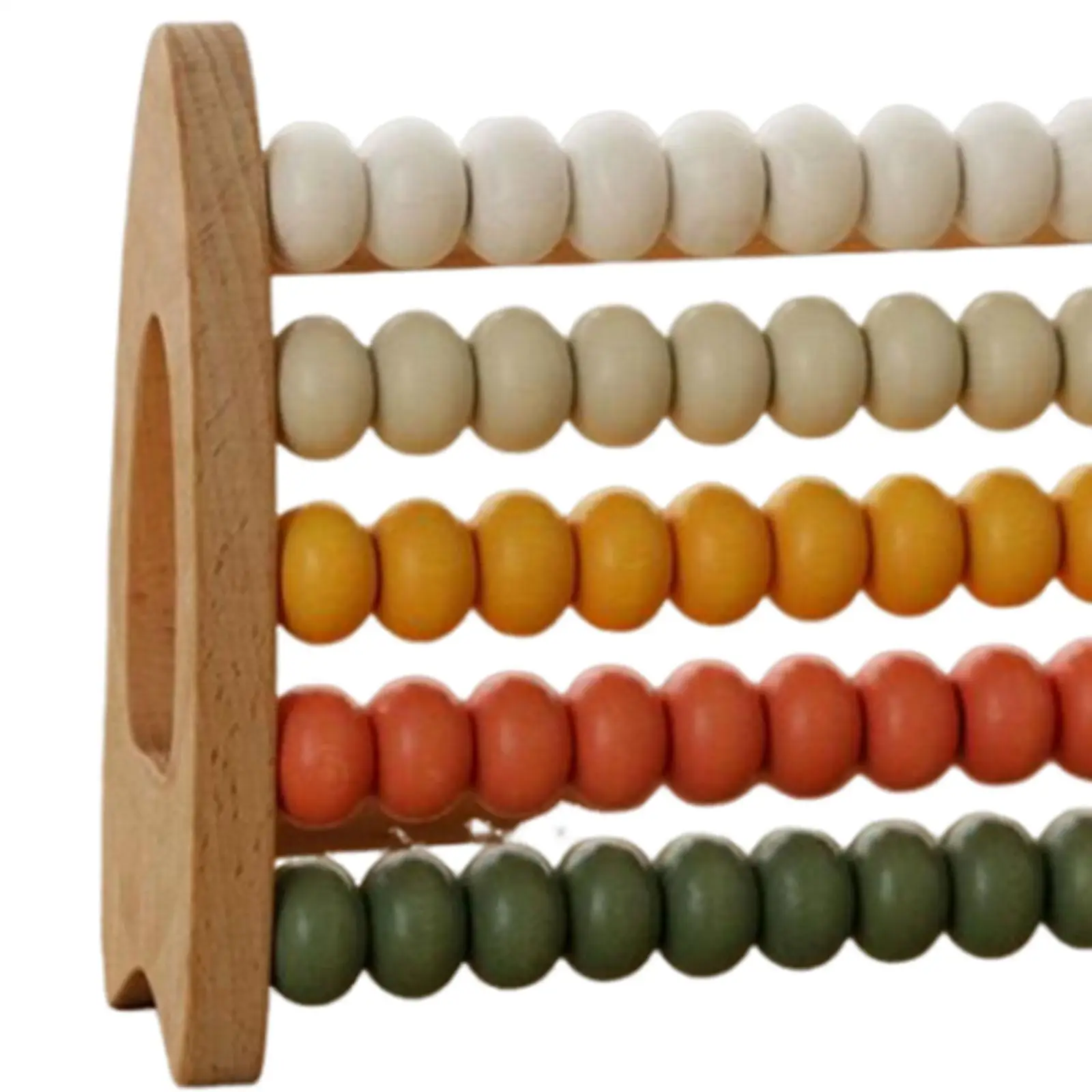 Wooden Abacus for Kids with Colorful Beads Counting Frame Toy for Teaching