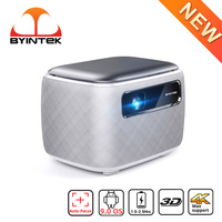 BYINTEK R20 3D Auto-focus Android WiFi Portable LED DLP Outdoor Home Theater Projector for 4K Full HD 1080P with Battery