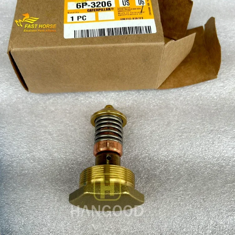อะไหล่เครื่องจักรก่อสร้างฮังกู๊ด วาล์วน้ำมัน 6P3206 สำหรับเครื่องยนต์ C15 อะไหล่เครื่องจักร