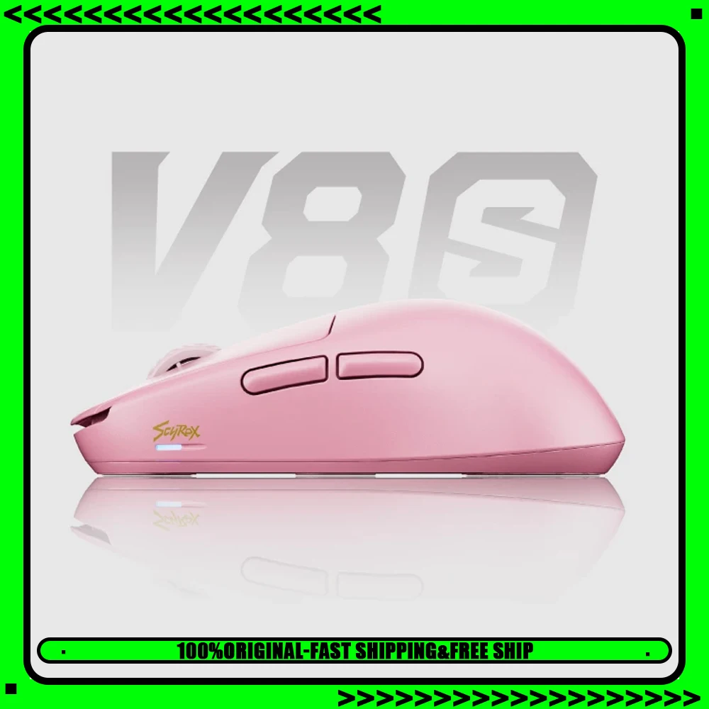 SCYROX V8/V8S Mouse Dual Mode Wireless Mouse 8000Hz Polling Rate,Paw Next 1,Nordic 54 Lightweight Gaming Mice PC Accessories