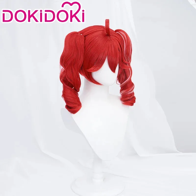 

IN STOCK Tetoo Wig Cosplay DokiDoki Women Cute Red Ponytail Wig High Heat Resistant Hair Tetoo Wig Free Wig Cap Christmas CK2025