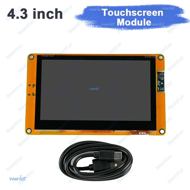 

ESP32-4827S043C 4,3-дюймовый сенсорный дисплей 480×270 IPS LCD ESP32-S3-WROOM-1 с емкостным сенсором для Arduino/умного дома/IoT