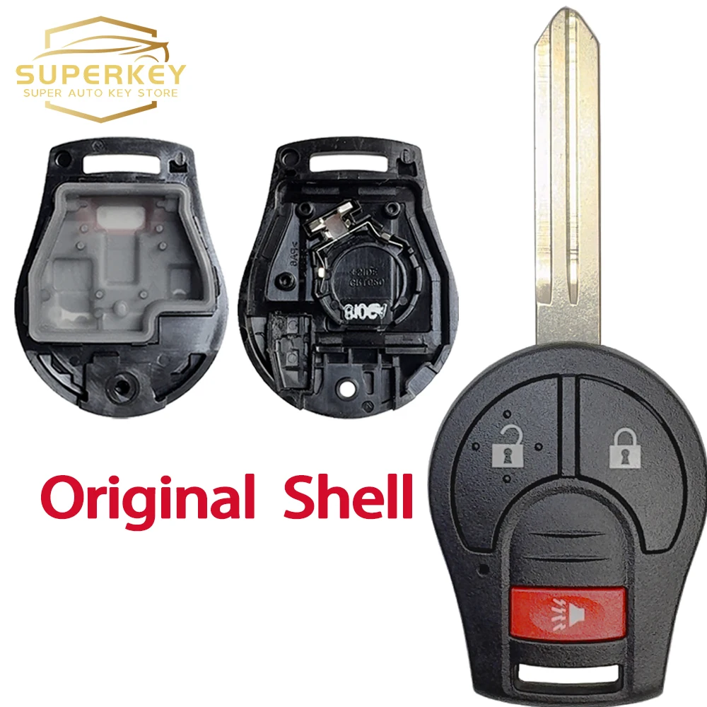 SUPERKEY Original For Nissan Sylphy Cube Juke Micra Qashqai Altima Maxima Sentra Versa Rogue Remote Key Case Cover Shell