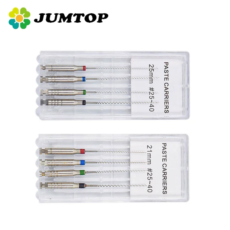 JUMTOP 21/25mm Dental Rotary Paste Carriers Endodontic Reamers Drill Burs Endo Files Dentist Materials Instrument