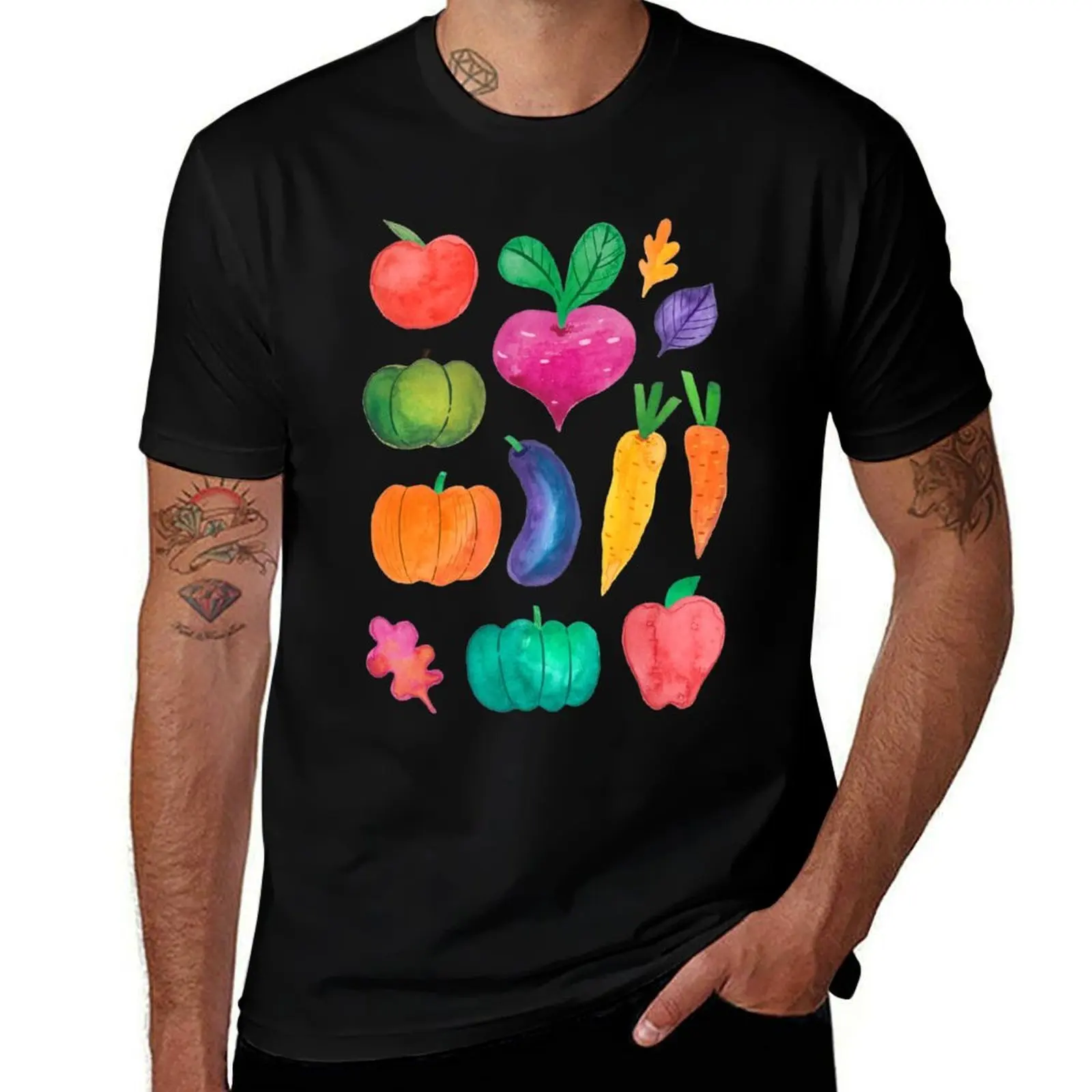 Veggies T-Shirt Utility Work Short Sleeve Top