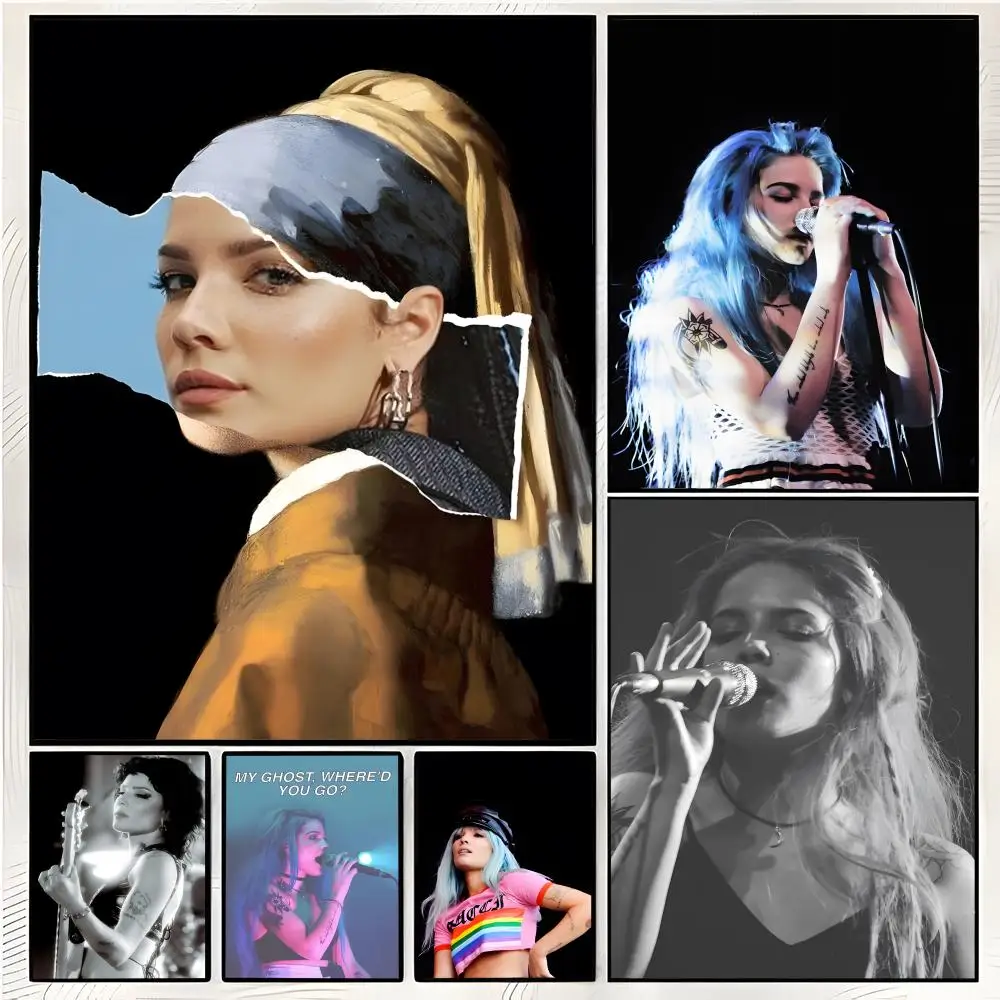 Singer Trendy H-Halsey Poster Superior Home Space Pub Indoor Decorative Art & Home Decor