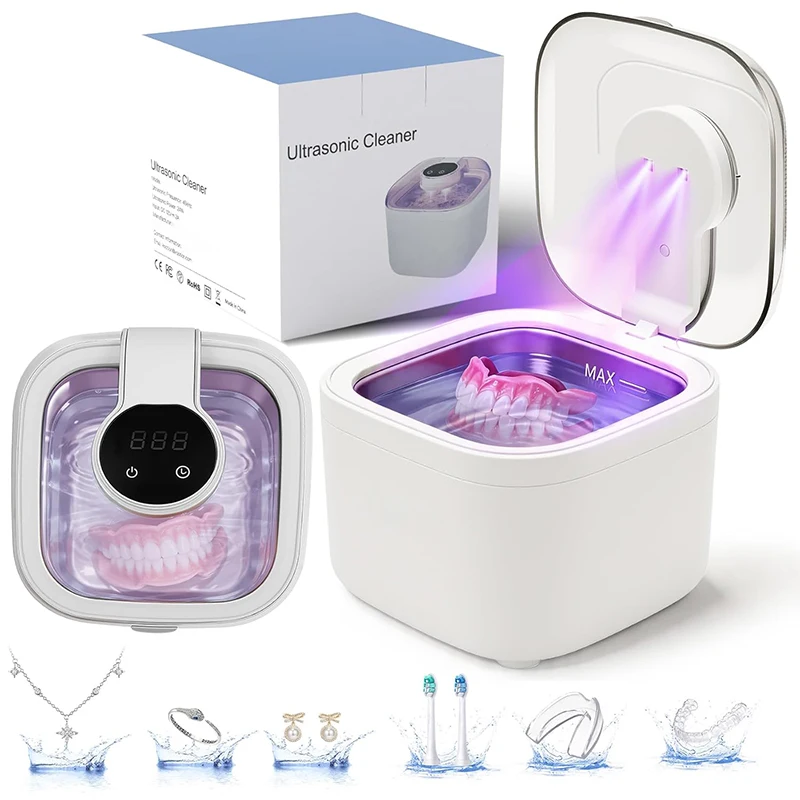 

Professional Electric 45kHz 350ml 5 Adjustable Modes UV Deep Cleaning Cleaner Machine Ultrasonic Retainer Cleaner