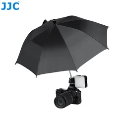 JJC Upgrade Camera Umbrella Camera Rain Umbrella Height Adjustable Design with Cold Shoe Mount ,Camera Rain Cover for Canon Sony