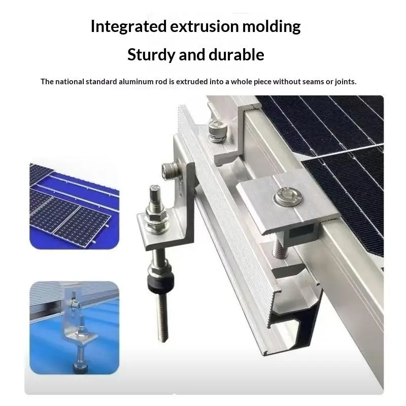 1PCS L-Foot/L-Feet Mount Aluminum Bracket For Solar Panel Rail Support Livable Decoration Bracket Accessories