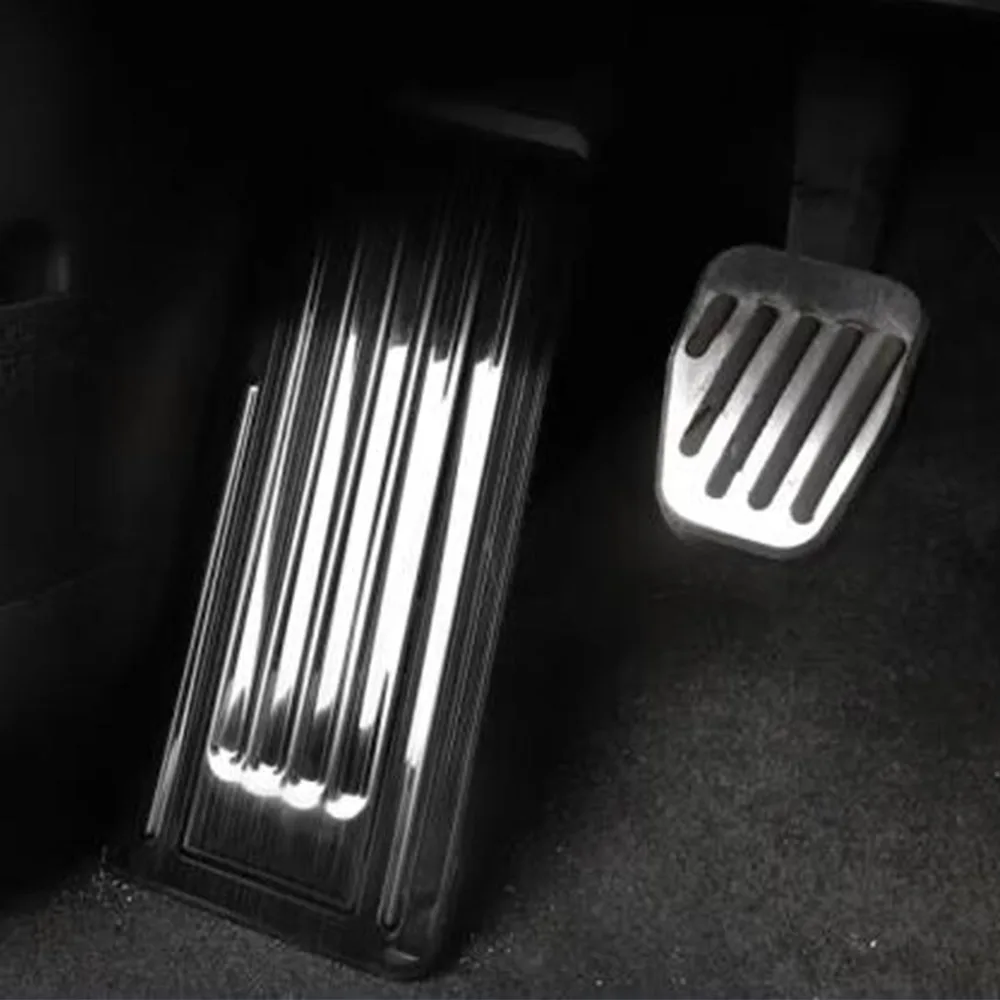 Stainless Steel Foot Inner Brake Rest Lamp Frame Trim Break Pedal Moulding Hood 1PCs For Mazda CX-30 CX30 2020 2021 2022 2023