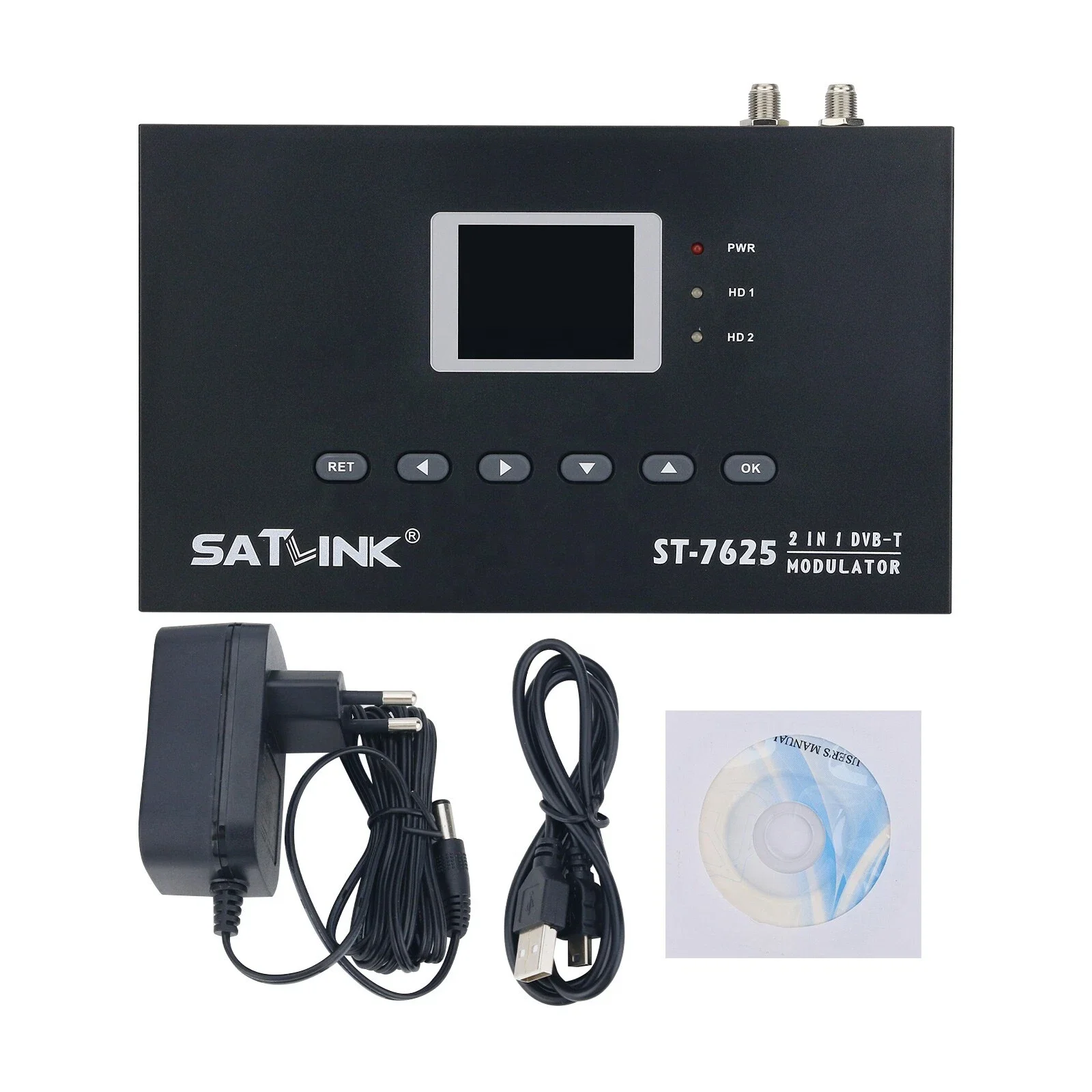 

Цифровой телевизионный DVB-T модулятор Satlink ST-7625 с поддержкой MPEG-4 AVC/H.264 и выходом DVB-T RF